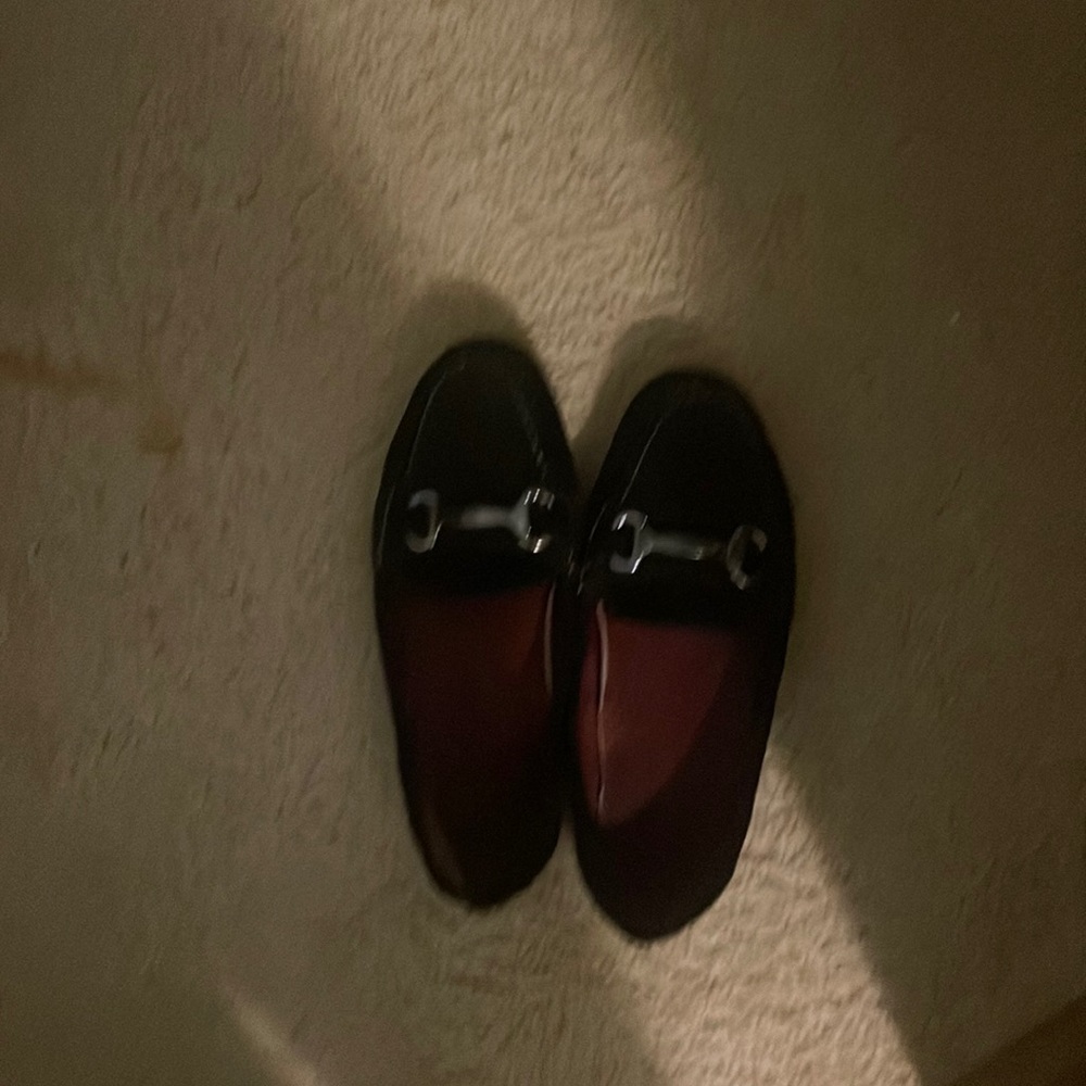 black suede shoes